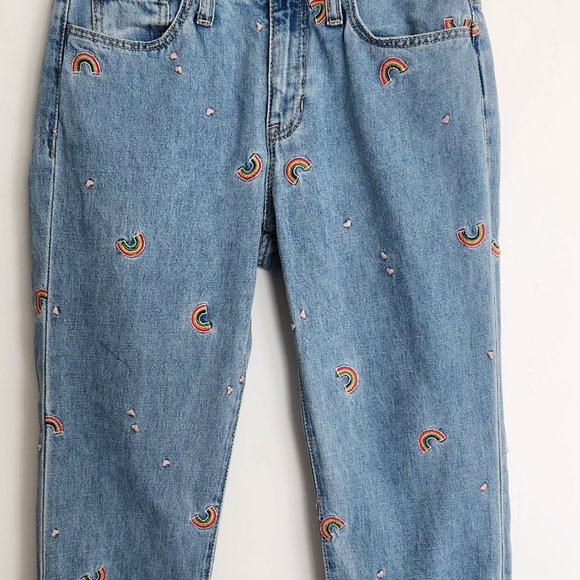 GAP Rainbow Bright Girls Jeans - Size (10) - Picture 2 of 9